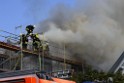 Dachstuhlbrand Koeln Poll Geislarerstr P207